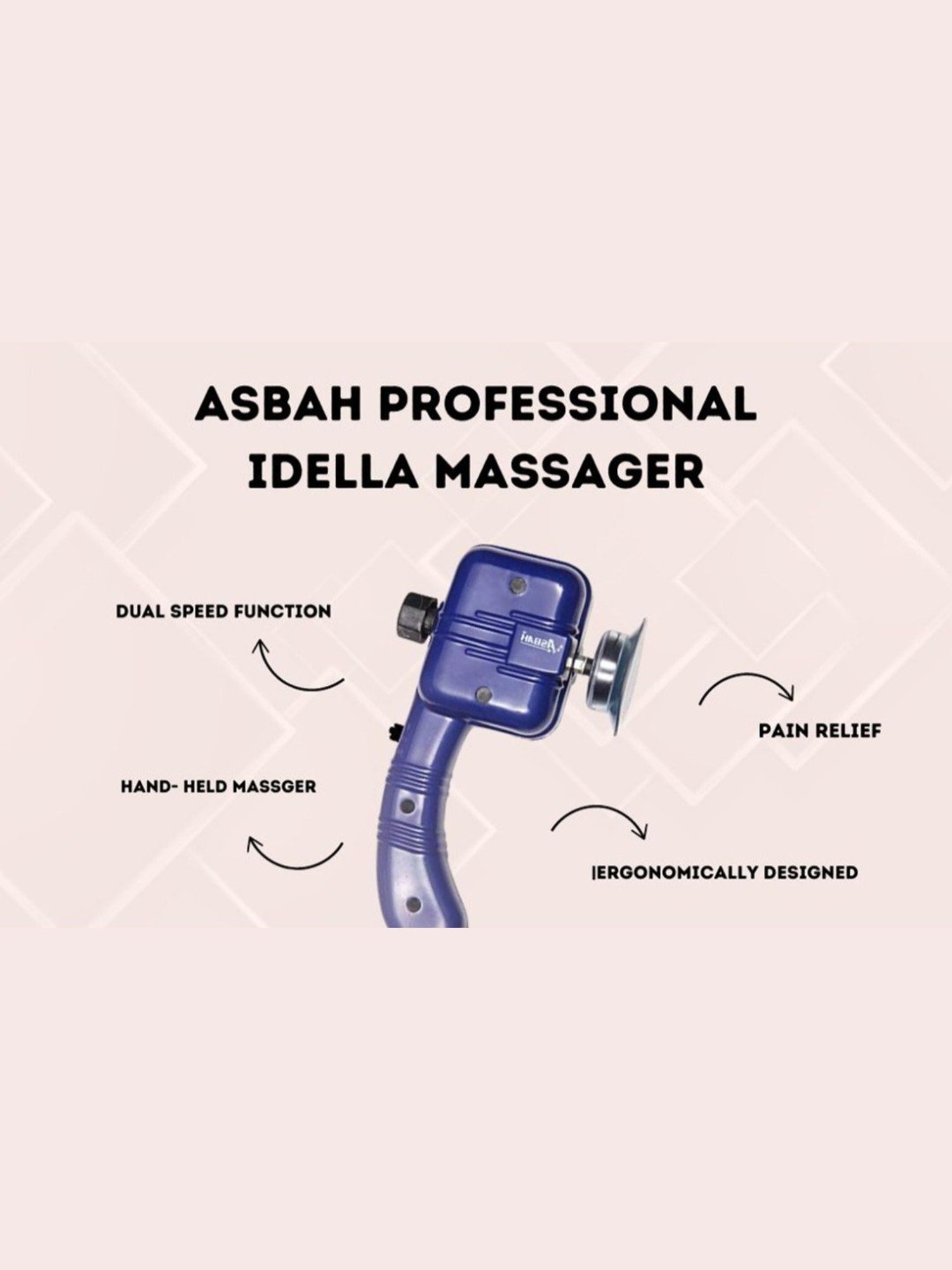Asbah Professional Idella Massager Machine