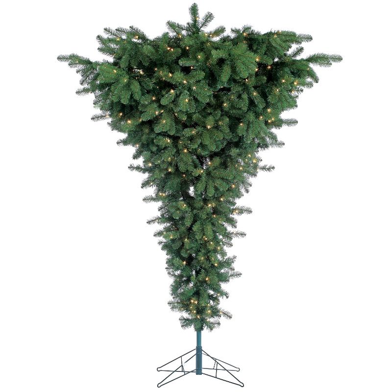 Sterling  7.5Ft Pre-Lit Upside Down Floor Tree with 600 clear lights