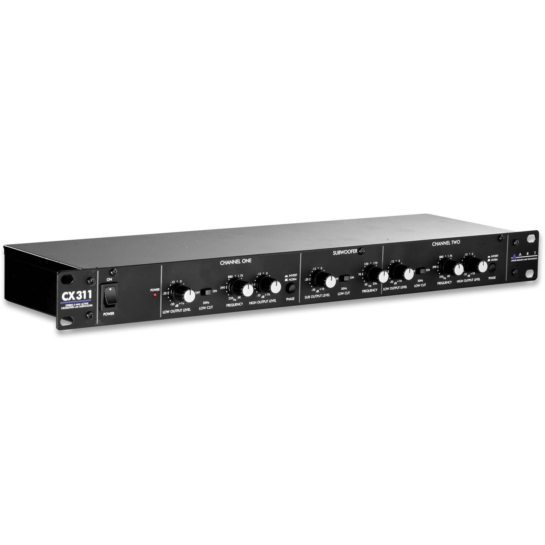 APPLIED RESEARCH TECHNOLOGY CX311 ACTIVE CROSSOVER W/ SUB OUTPUT2WAY STEREO 3WAY MONO