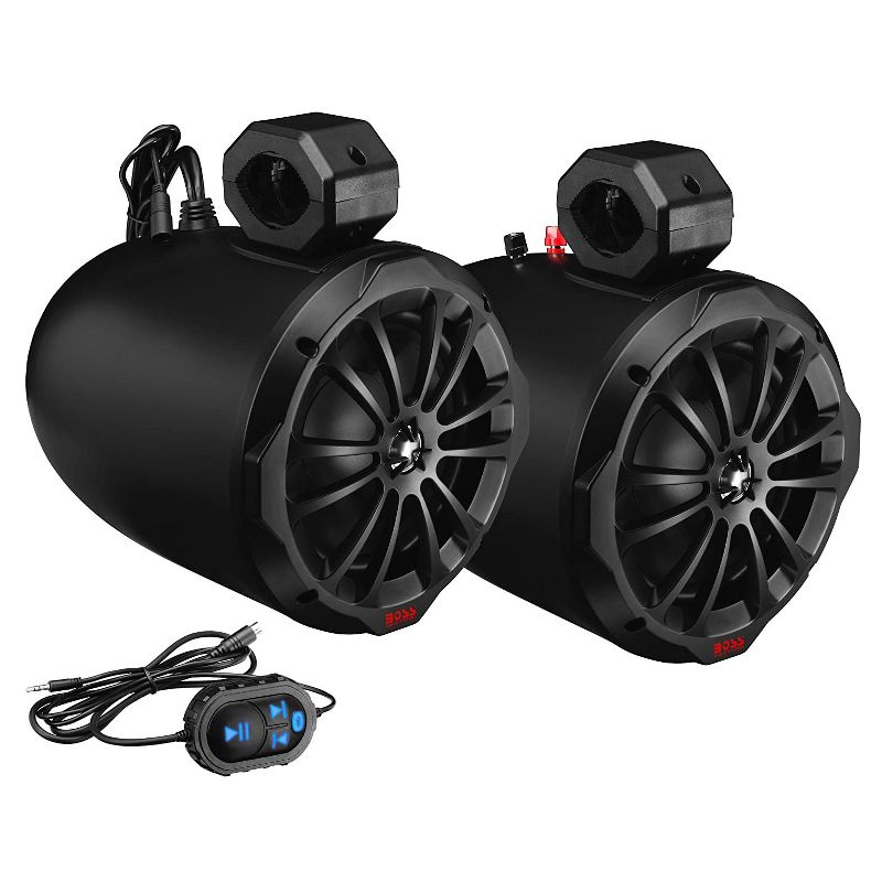 Boss Audio 8" 850W Weatherproof Bluetooth Boat Waketower Marine Speaker (2 Pack)