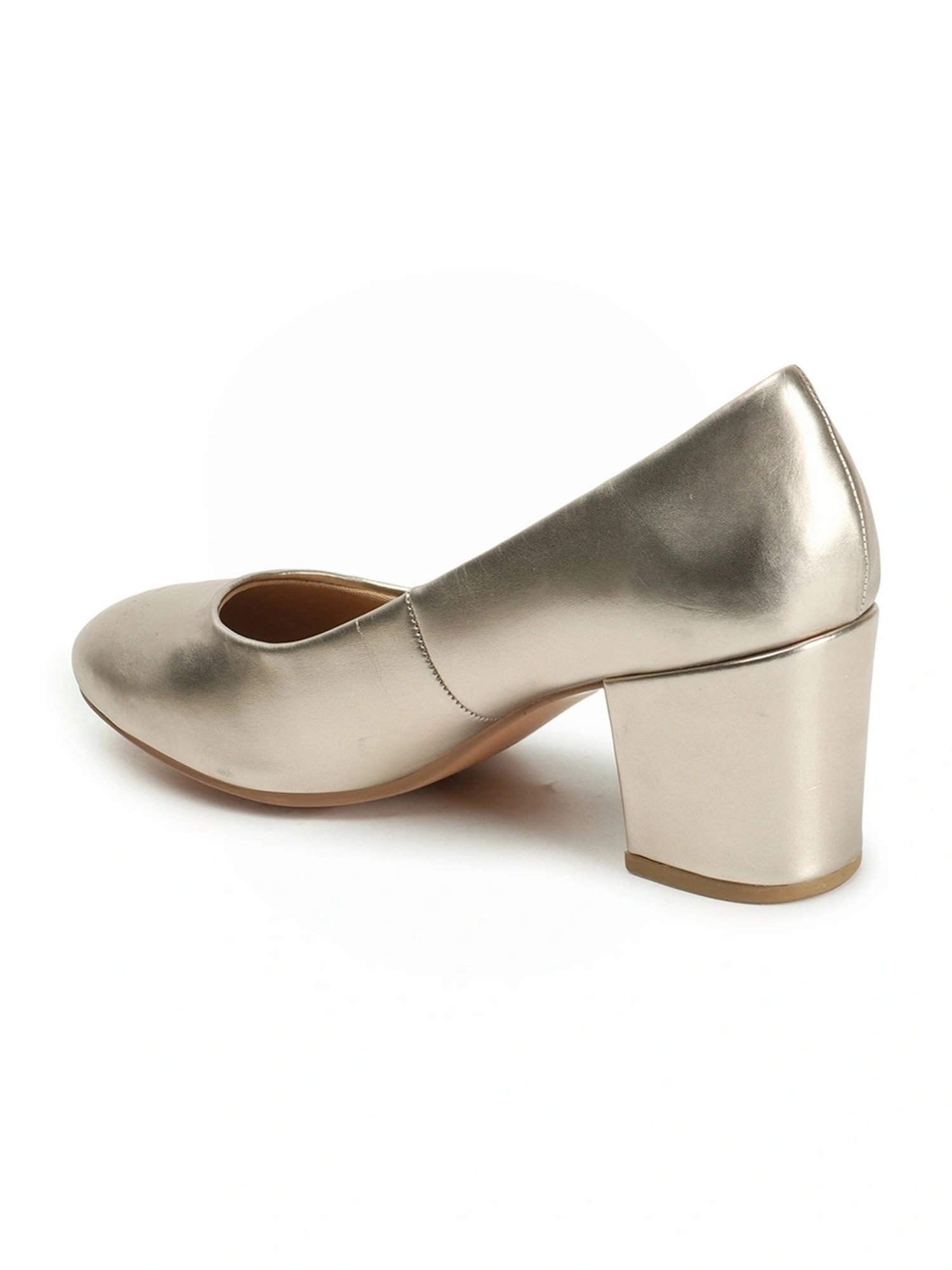 Carlton London Women's Gold Casual Pumps