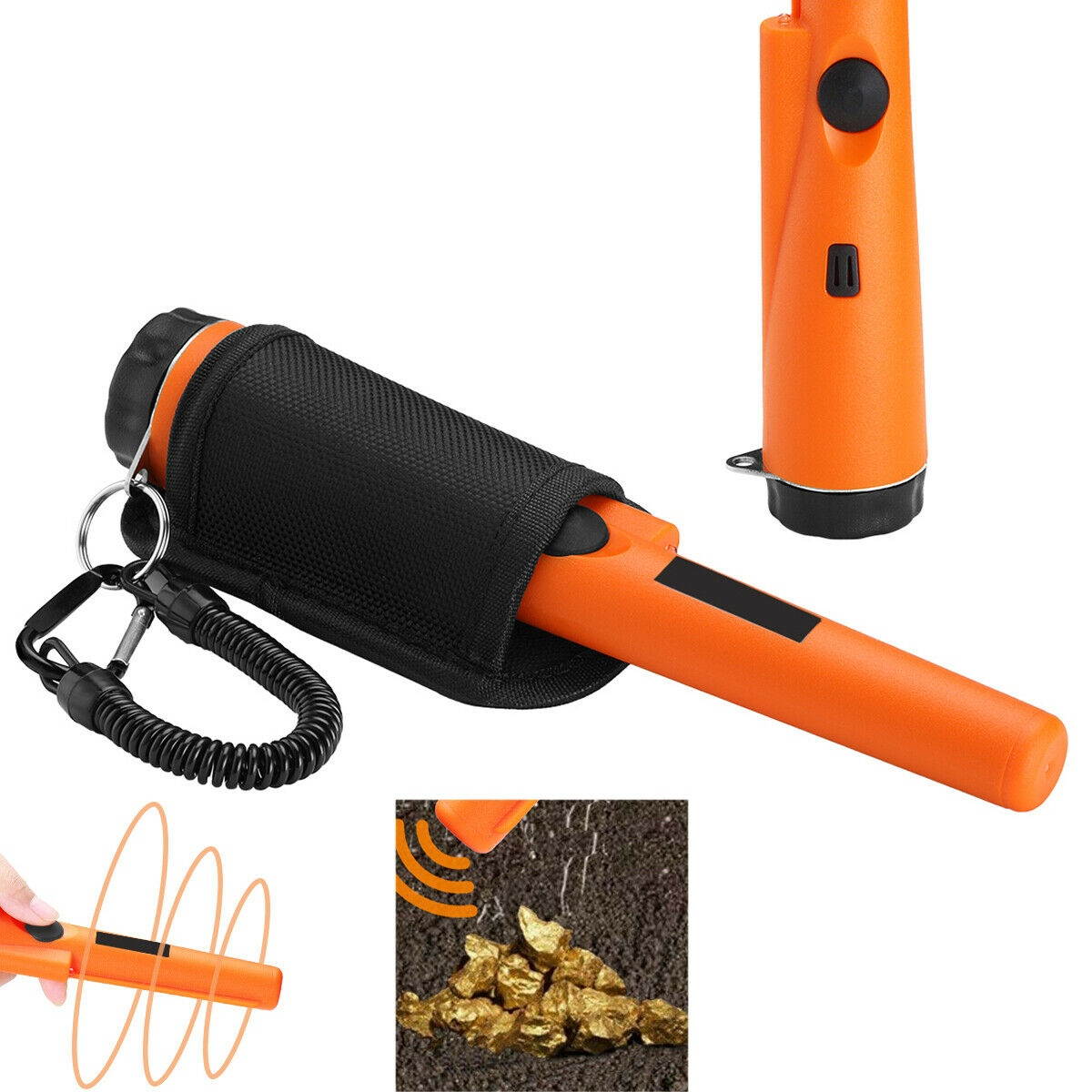 Metal Detector Waterproof Hand Held Automc Pinpointer Tools Sensitive Tester