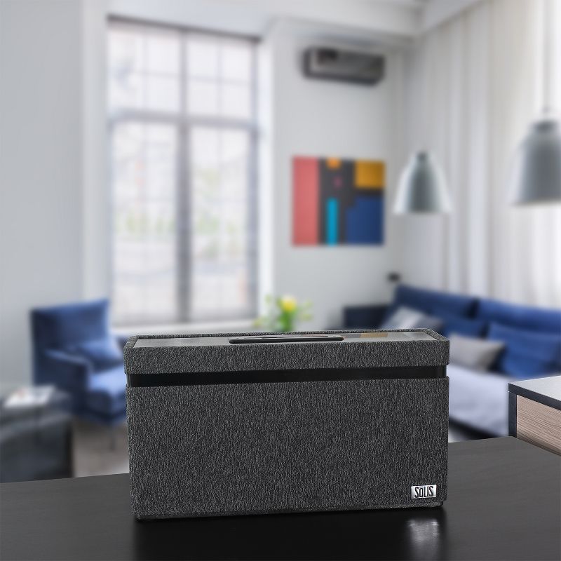 SOLIS Bluetooth/Wi-Fi Stereo Smart Speaker with Chromecast built-in - Gray (SO-3000)