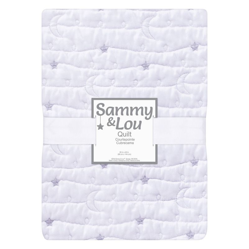 Sammy and Lou Baby Quilt Moon and Stars