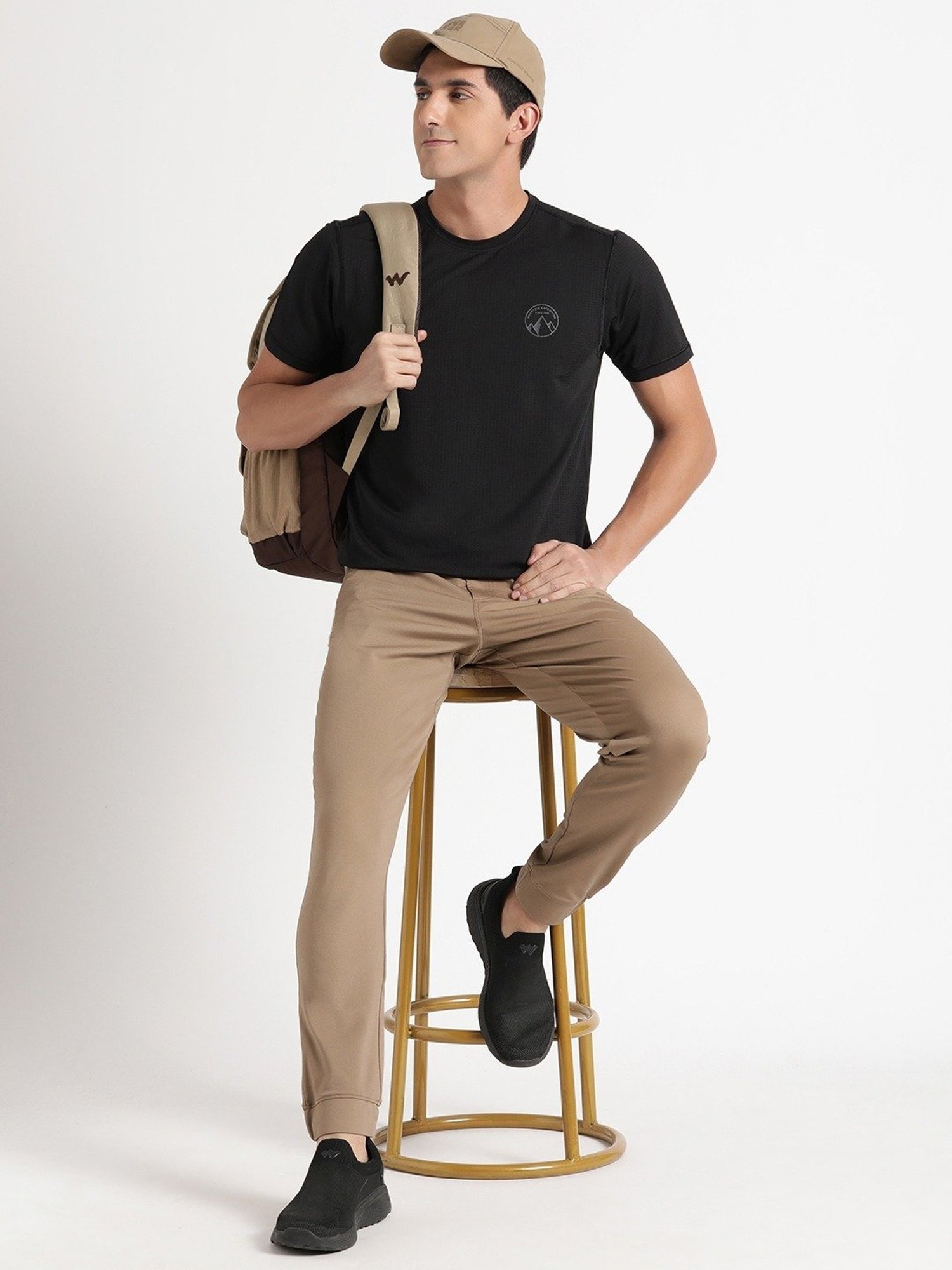 Wildcraft Khaki Regular Fit Trackpants