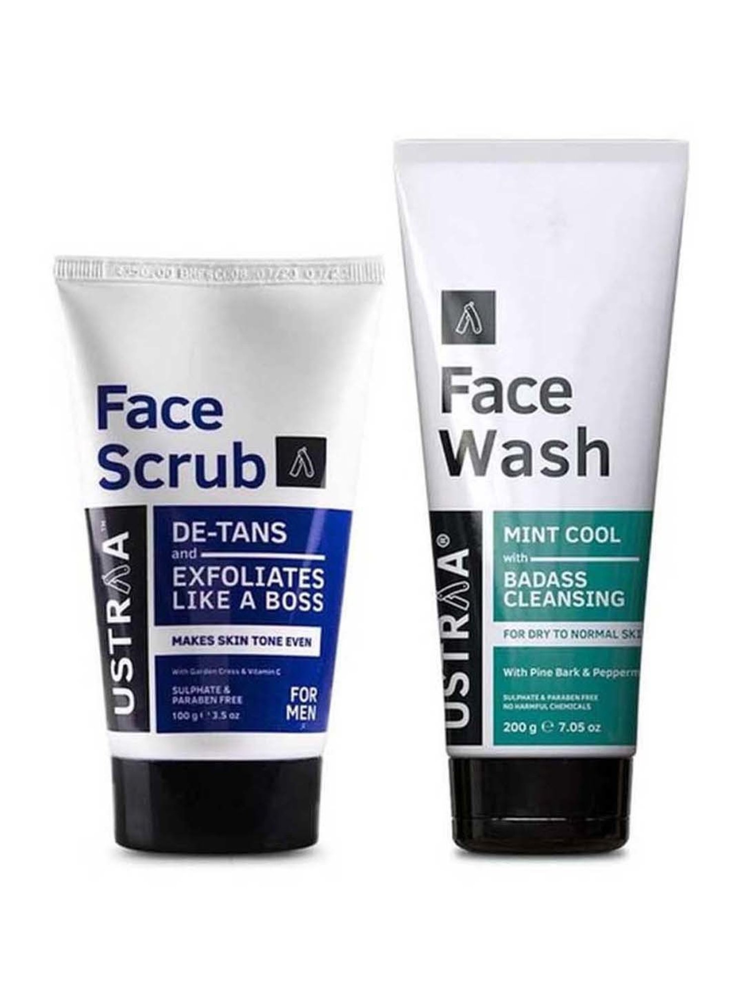 Ustraa Ayurvedic Beard Growth Oil & Hair Growth Vitalizer Combo