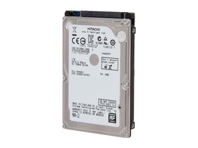 HGST 0J22413 Travelstar 5K1000 HTS541010A9E680 1 TB Rugged Hard Drive - 2.5" Internal - SATA (SATA/600)