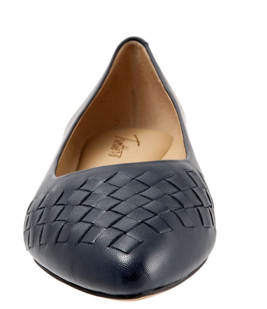 Trotters Estee Woven Leather Flats