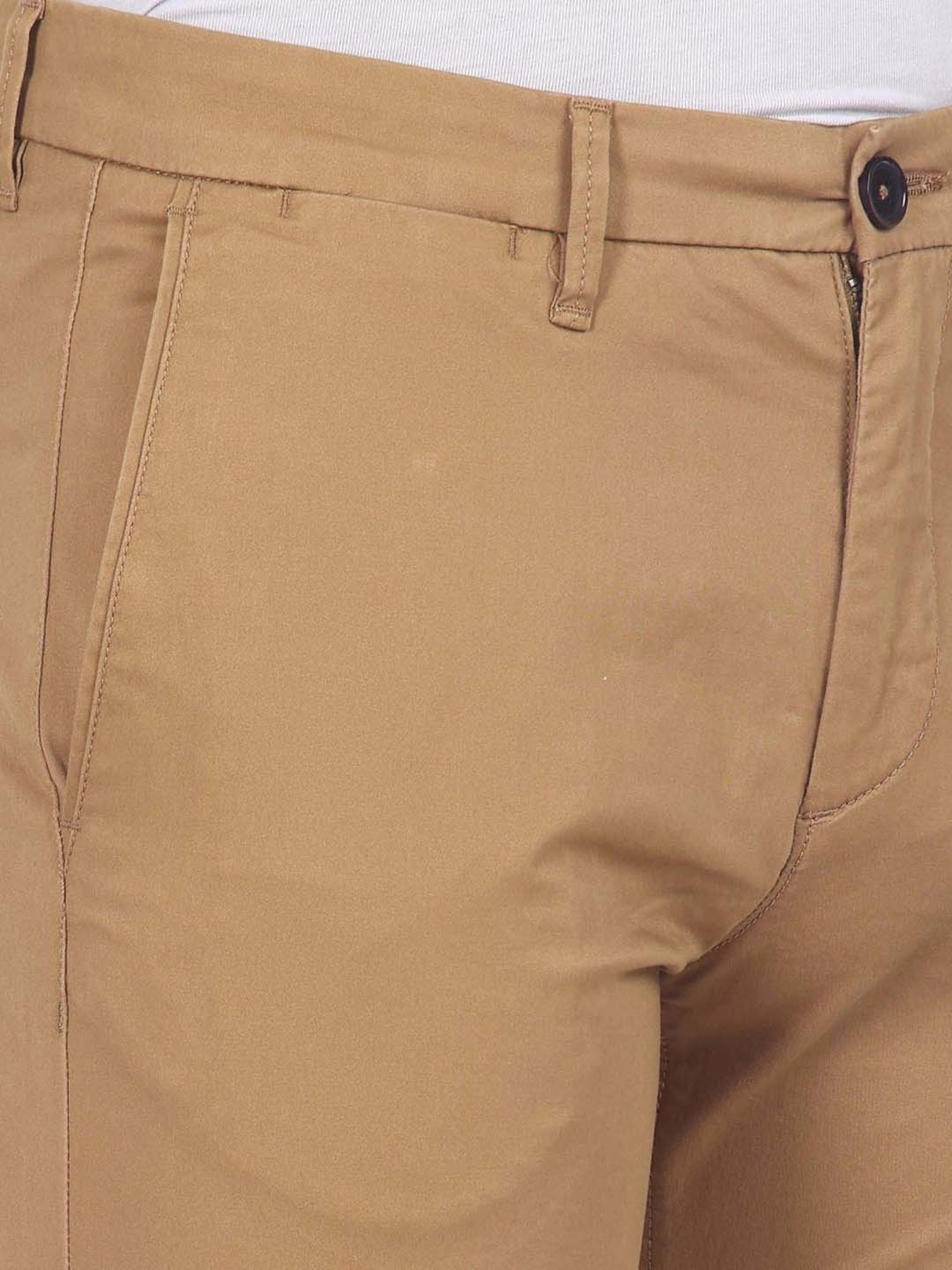 U.S. Polo Assn. Khaki Regular Fit Trousers
