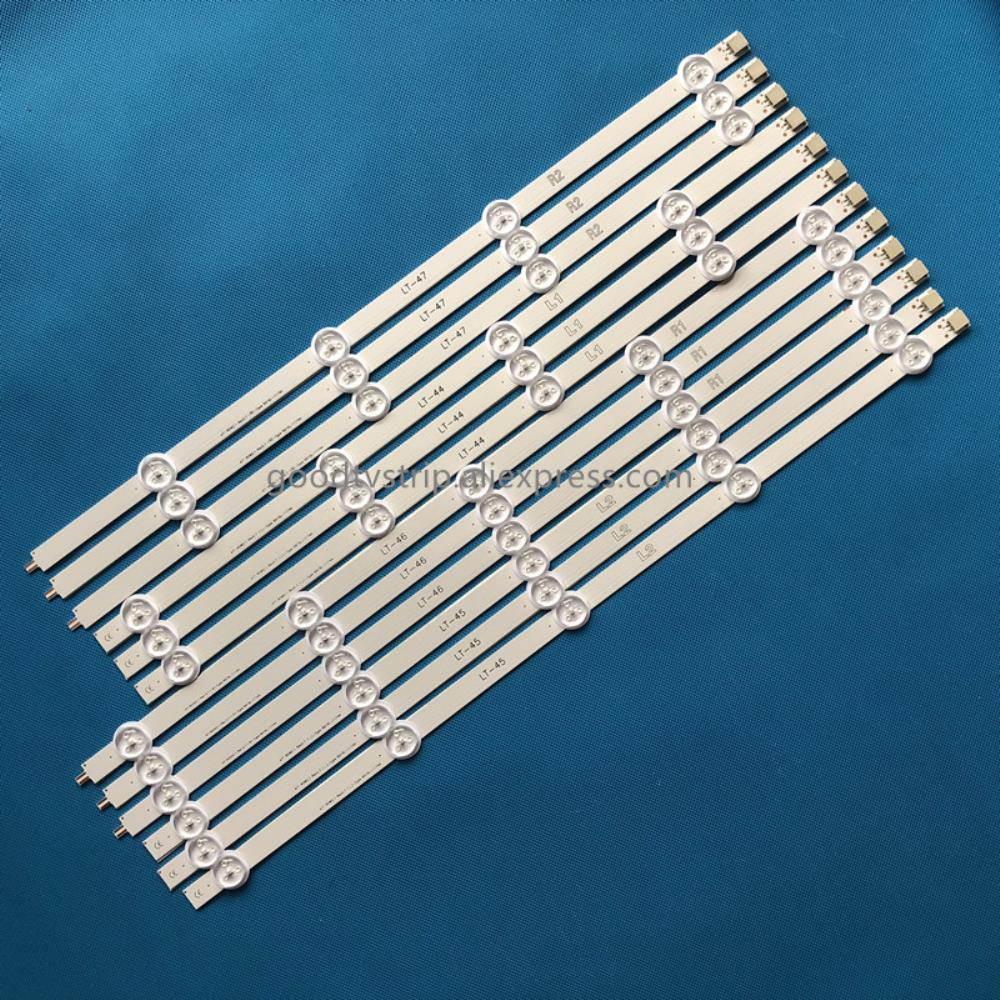 12pcs x 47" LED Backlight Strips for LG AGF78400801 LC470DUE-SFR1 LC470DUG-JFR1 6637L-0024A 6916L-1527A/1528A/1547A/1529A