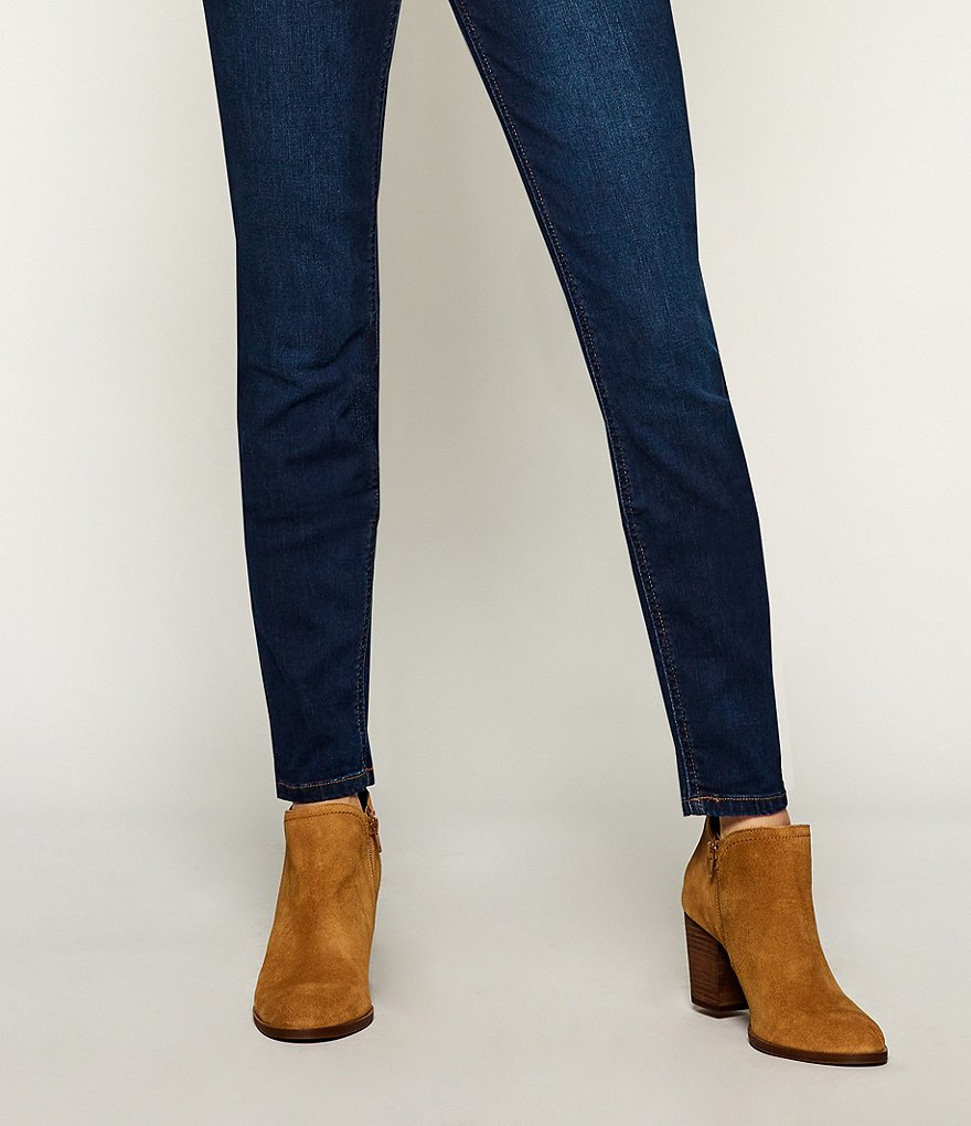 Alex Marie Gleneva Suede Chelsea Block Heel Booties