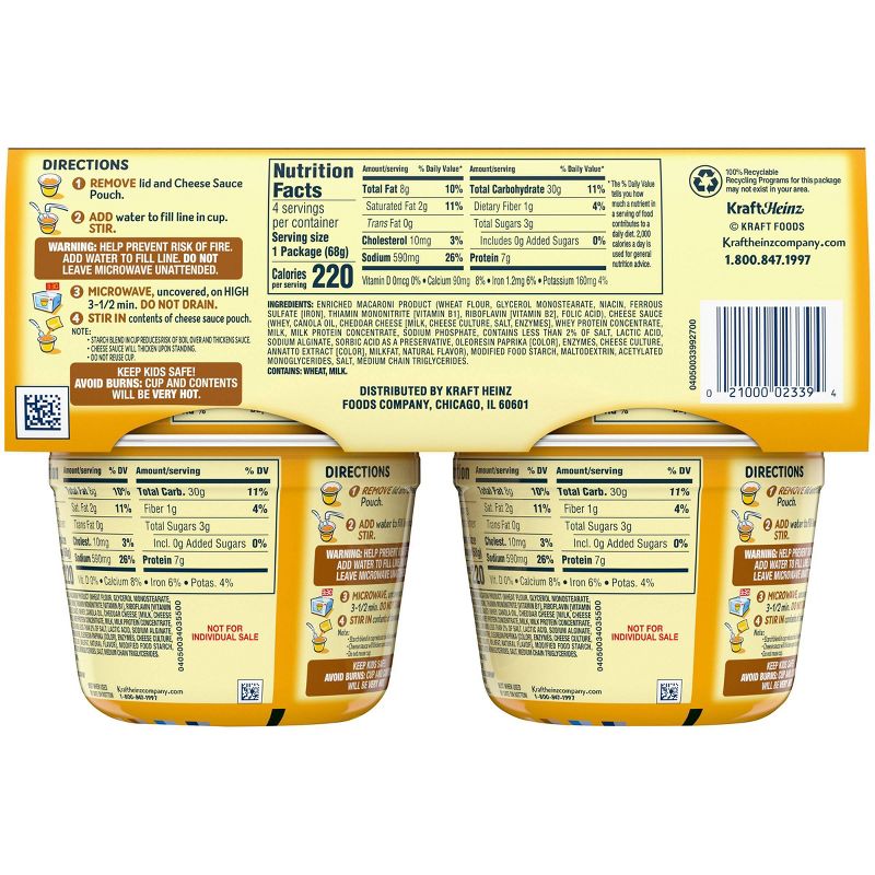 Cracker Barrel Oven Baked Macaroni & Cheese Dinner Cheddar Havarti - 12.3oz