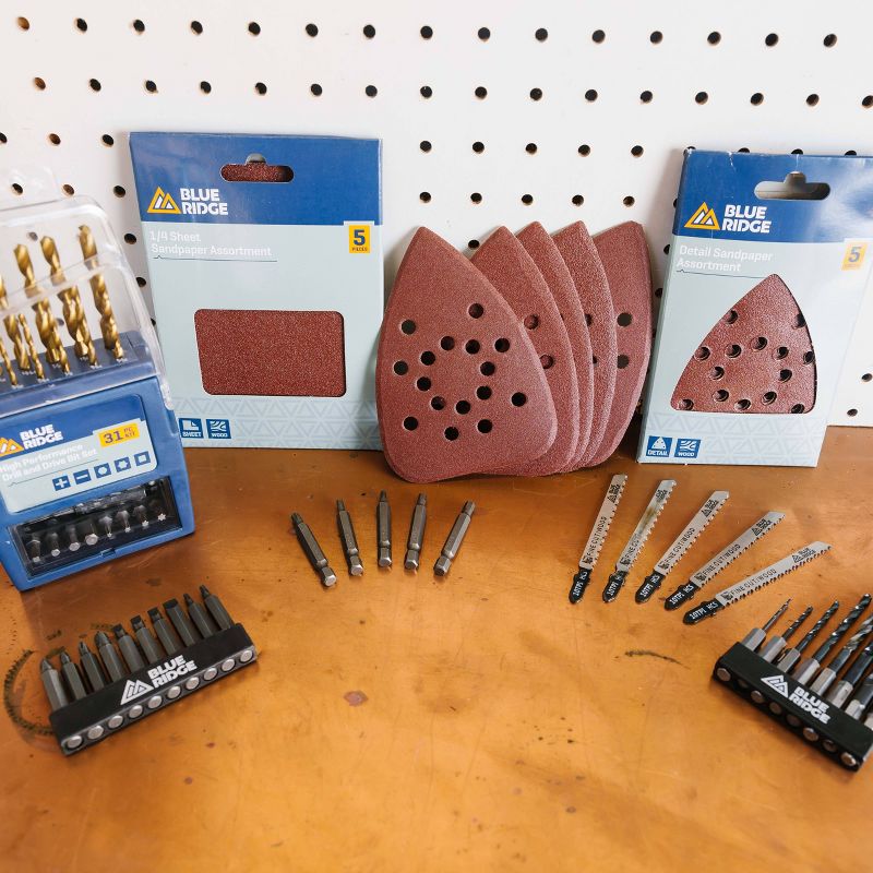 Blue Ridge Tools 5pc Jigsaw Wood Cutting Blades Power Saws