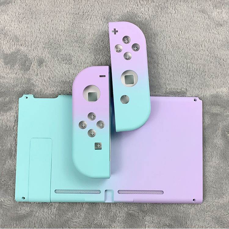 For Nintendo Switch NS Joy-Con Case cover Coloful PC Protective Outer Coque Shell Nintend Switch Console Detachable Back Case