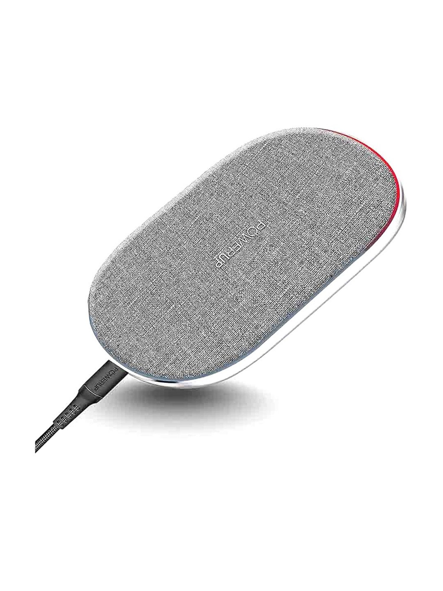 Powerup Stay Charged 15W High Speed Wireless Charger Pad (Grey)