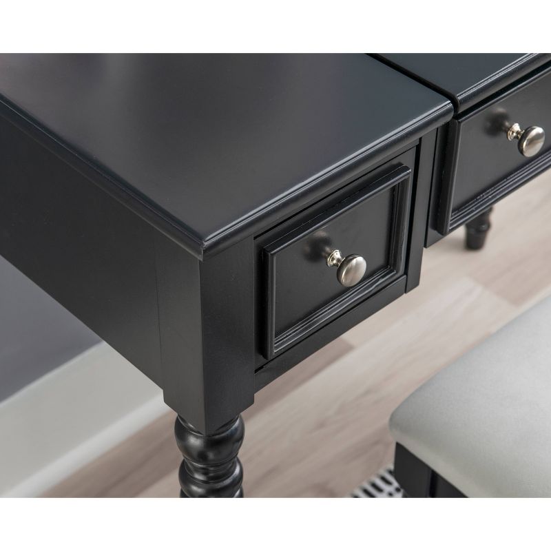 Macie Vanity Black - Linon