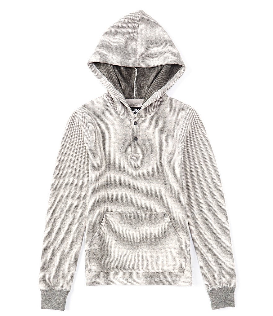 Guess Big Boys 8-16 Long-Sleeve Guess Logo Color-Block Fleece Pull-Over Hoodie