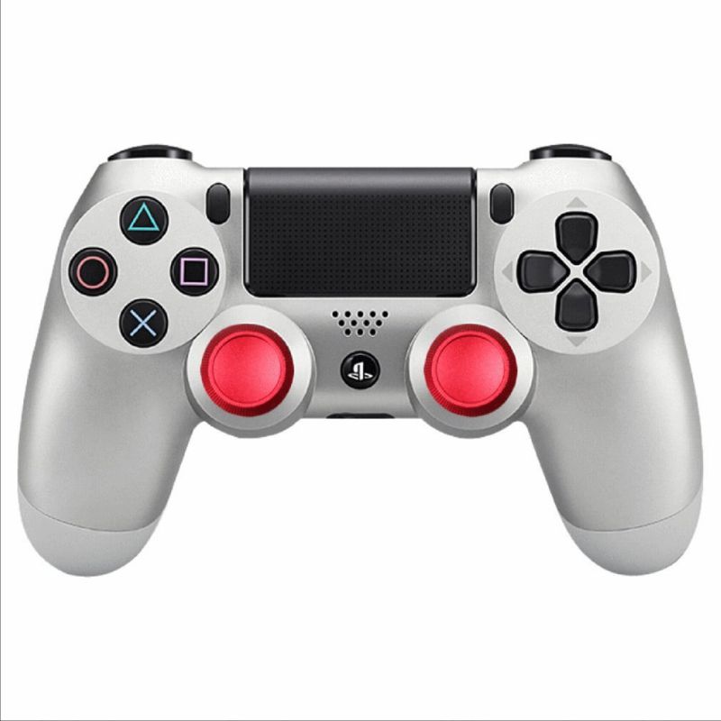 Lejiahong 2pcs Universal 3D Thumbstick Cap Aluminum Alloy Metallic Metal Analogue Analog Joystick Stick Module For PS4  Controller