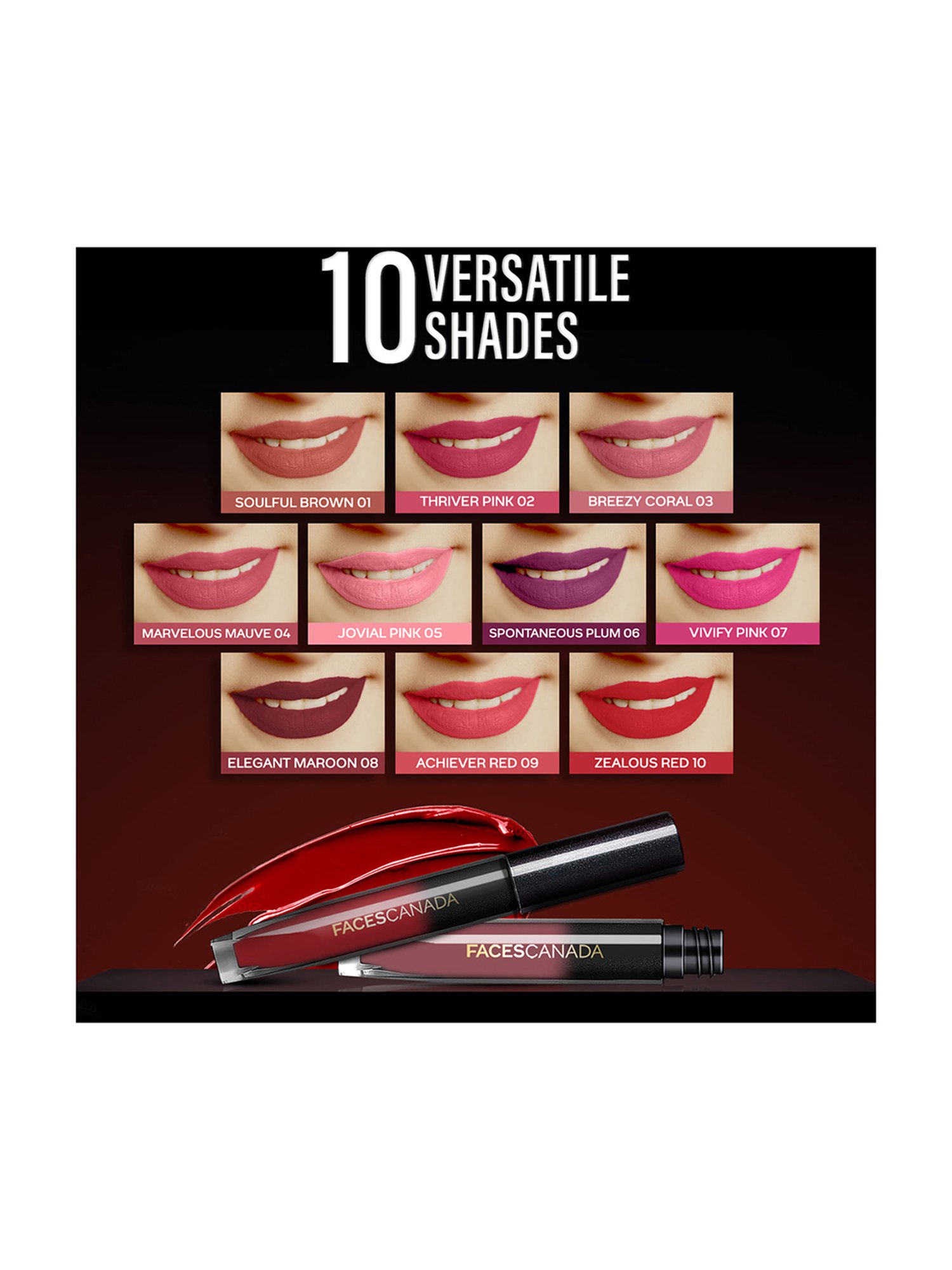 FACES CANADA Comfy Silk Lip Color Breezy Coral 03 - 3 ml