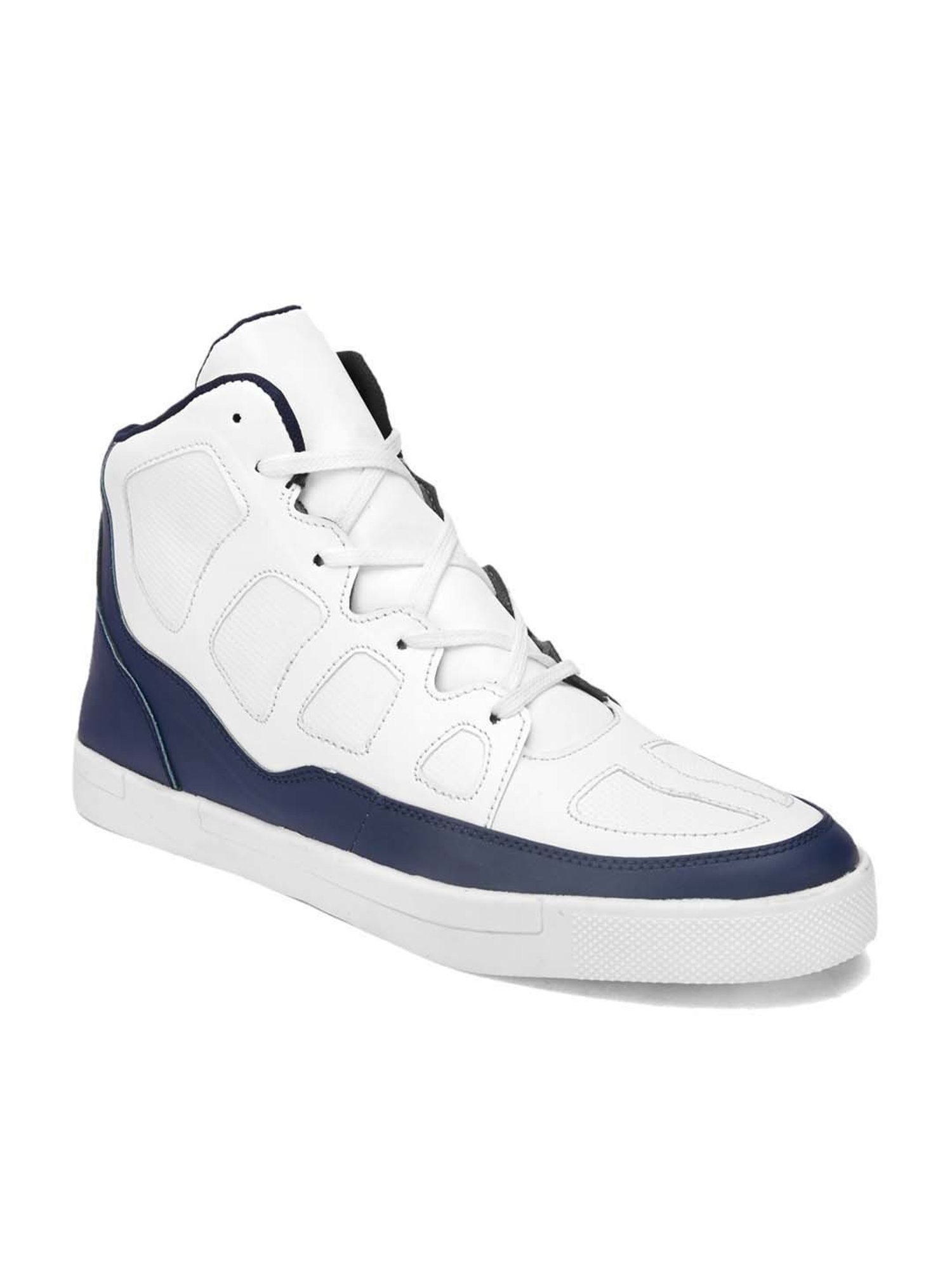 Giorgio Men's White Ankle High Sneakers