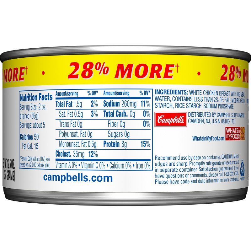 Swanson Premium White Chunk Chicken Breast in Water - 12.5oz