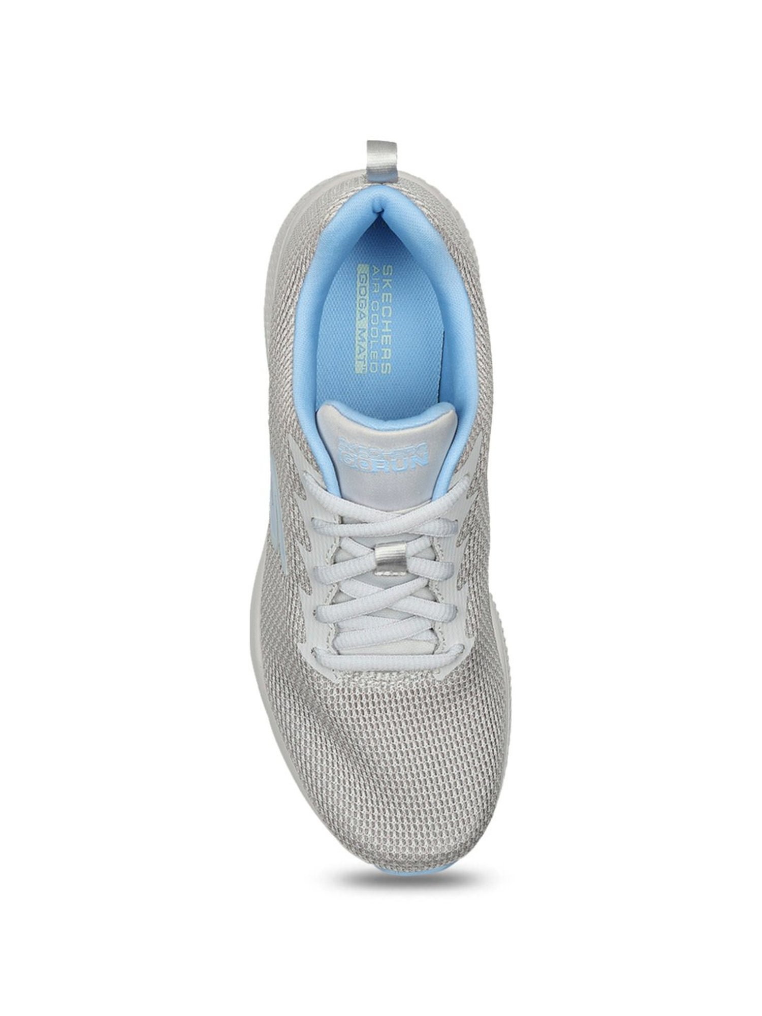 Skechers Women's GO RUN CONSISTENT Grey Blue Running Shoes