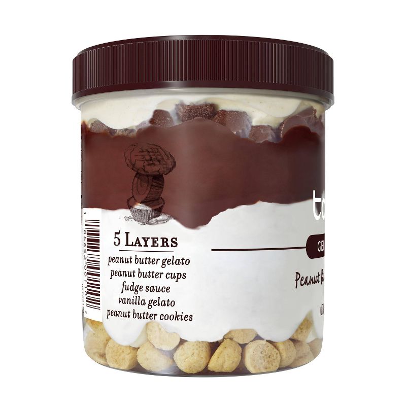 Talenti Gelato Layers Peanut Butter Vanilla Fudge - 11.6oz