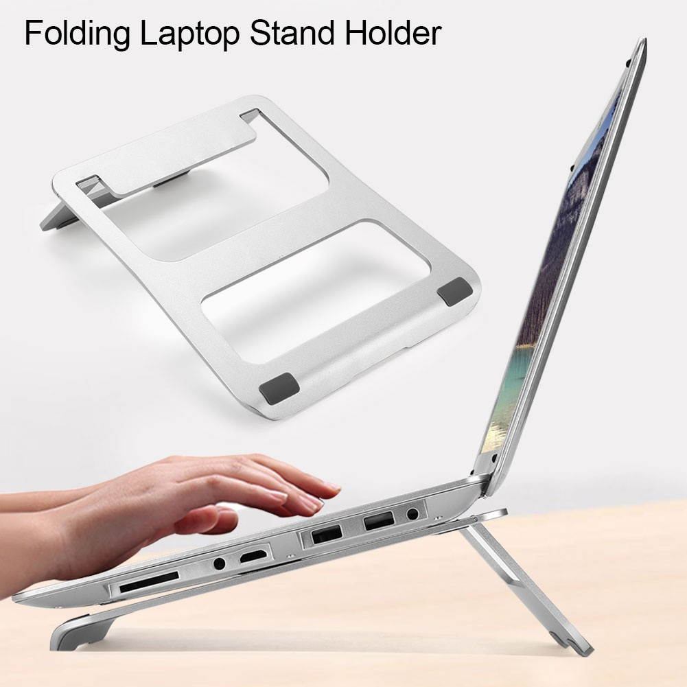 Laptop Stand for 12-17 MacBook Pro&Air 13 15 Adjustable Cooling Pad Desk Holder