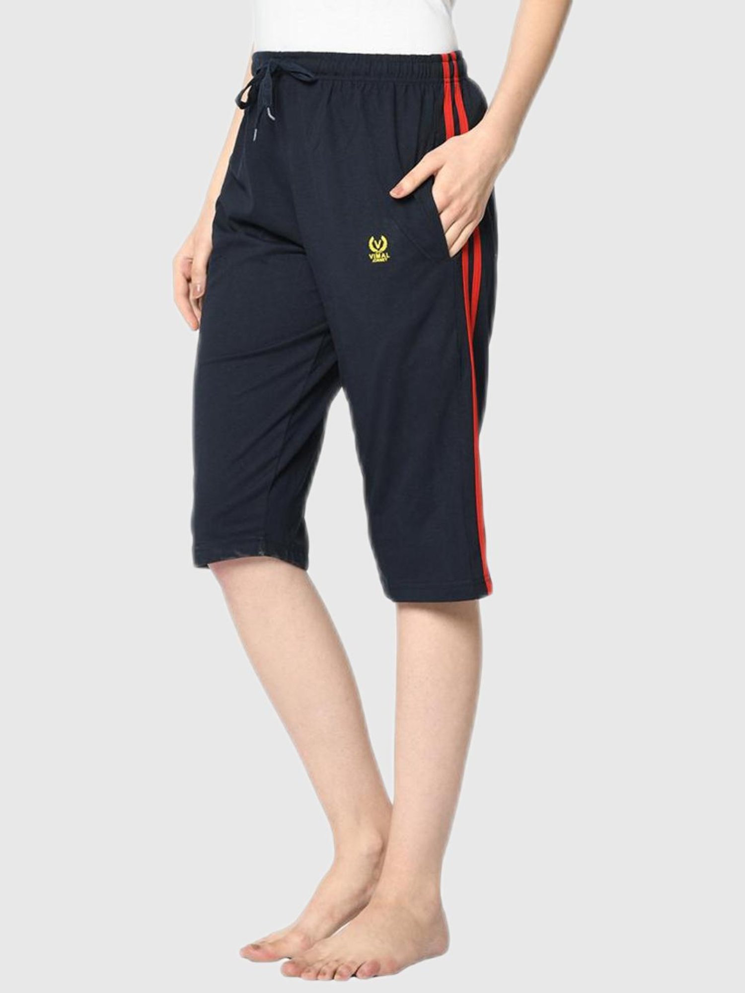 KENDALL + KYLIE Black High Rise Capris