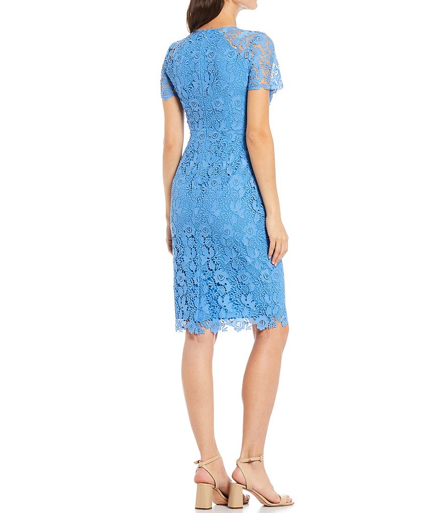 Eliza J Mock Halter High Neck Tiered Midi Dress