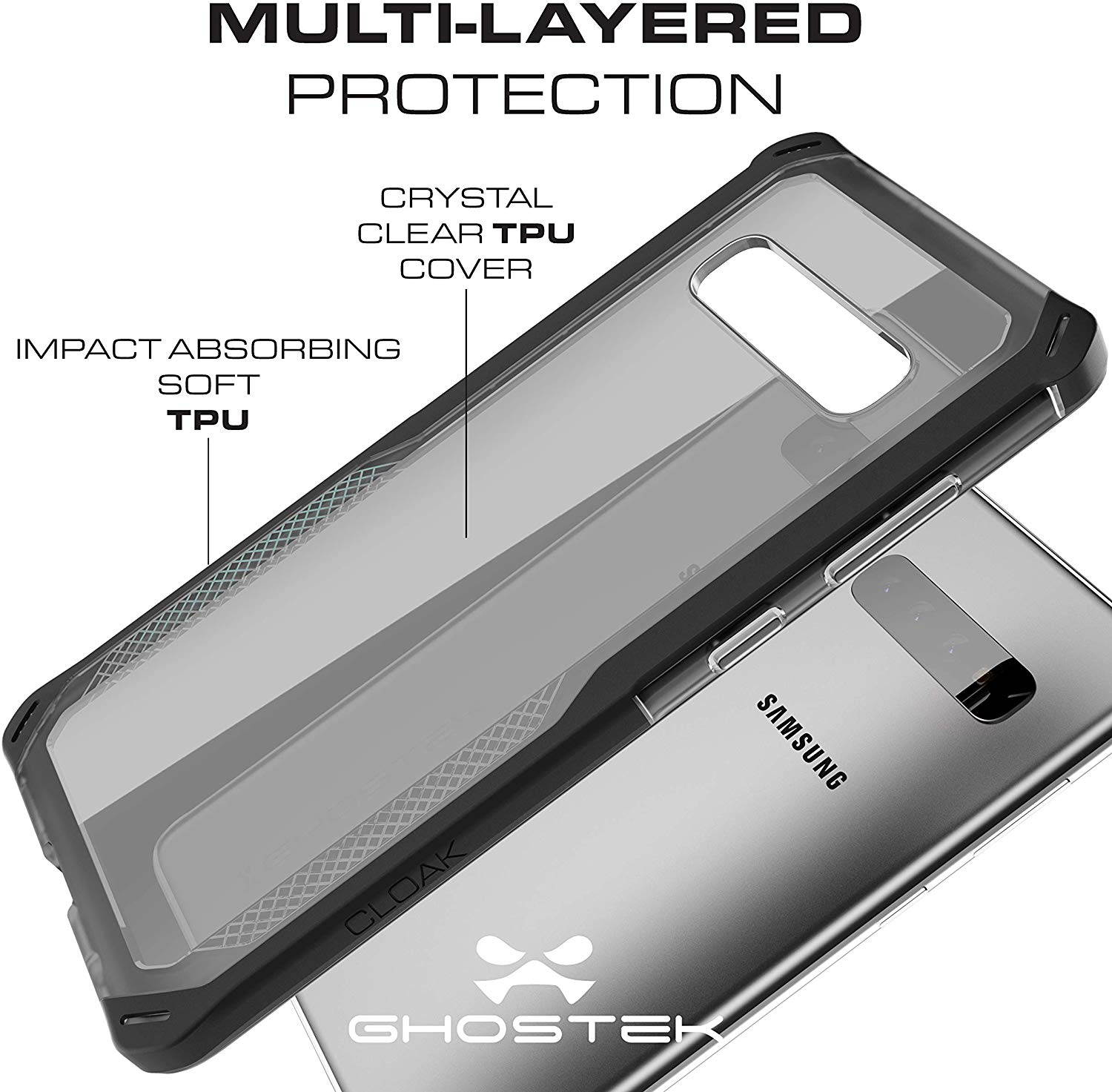 Ghostek Cloak Ultra-Thin Drop Protection Case Designed for Samsung Galaxy S10e &ndash; Pink