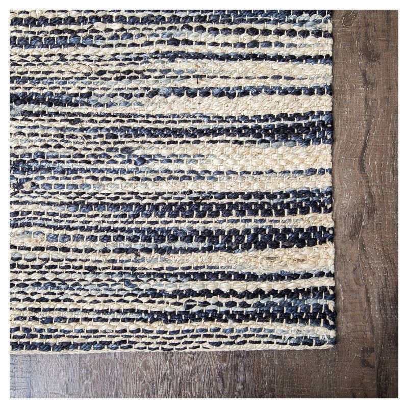 Stripe Woven Area Rug - (5' x 8') - Anji Mountain