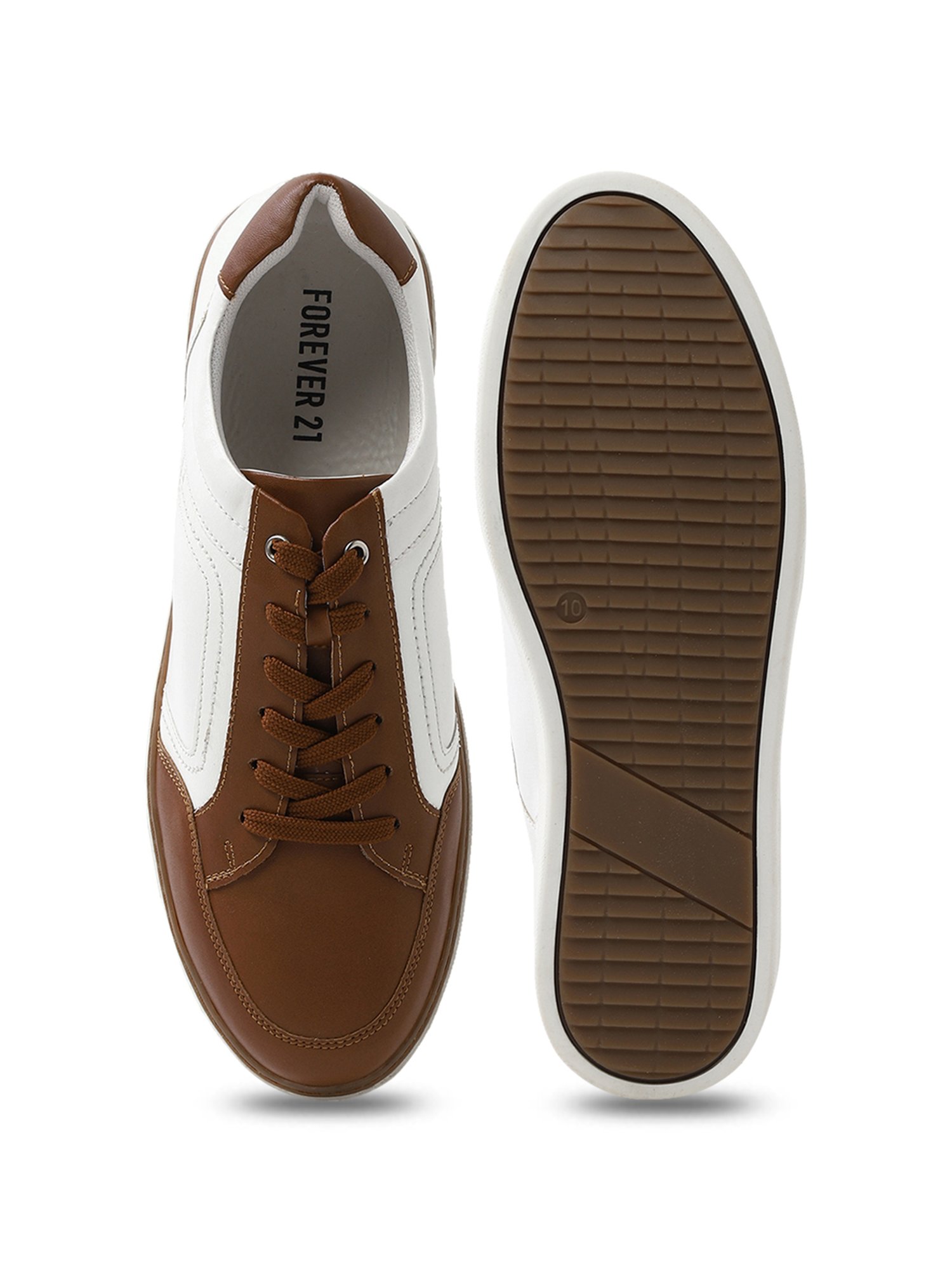 Forever 21 Women's Brown Casual Sneakers