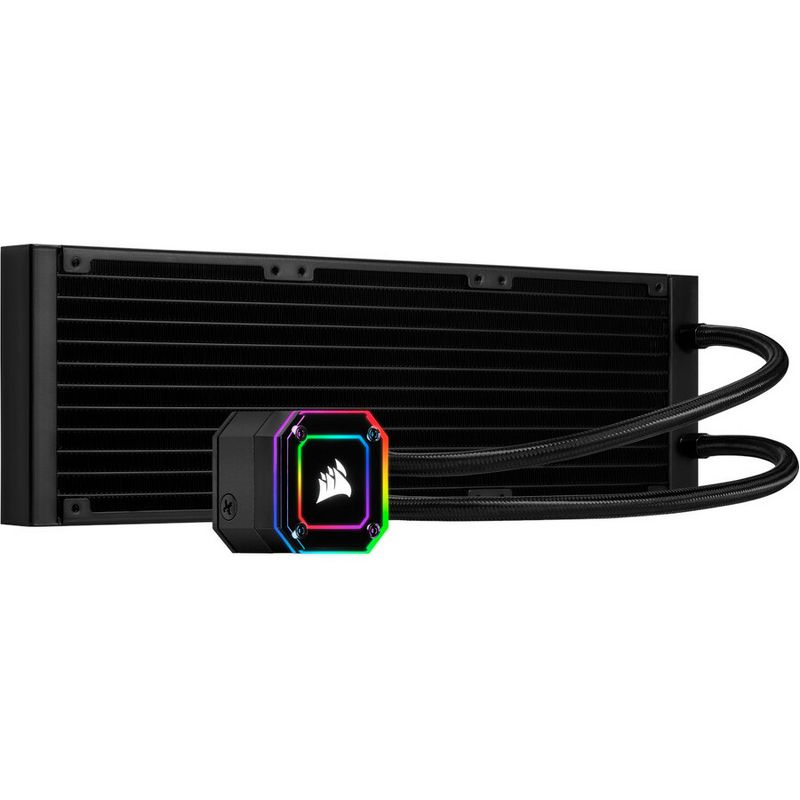 Corsair iCUE H150i Cooling Fan/Radiator/Pump - 3 x 120 mm - 75 CFM - 37 dB(A) Noise - Liquid Cooler Cooler