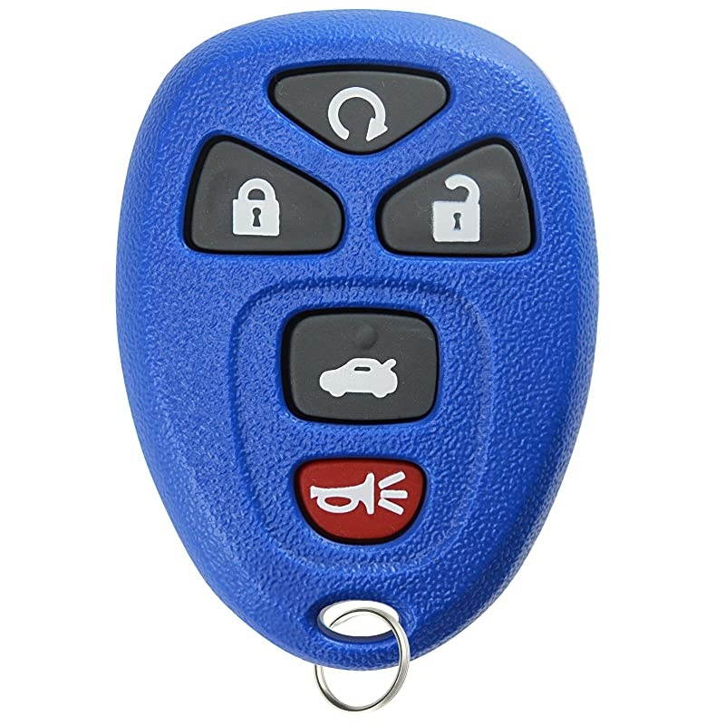 Keyless Entry Remote Start Control Car Key Fob Replacement for 22733524Blue