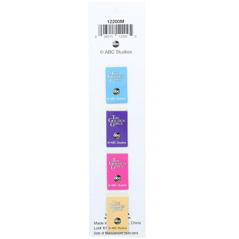 Ata Boy The Golden Girls Magnetic Page-Top Bookmarks - Set of 4