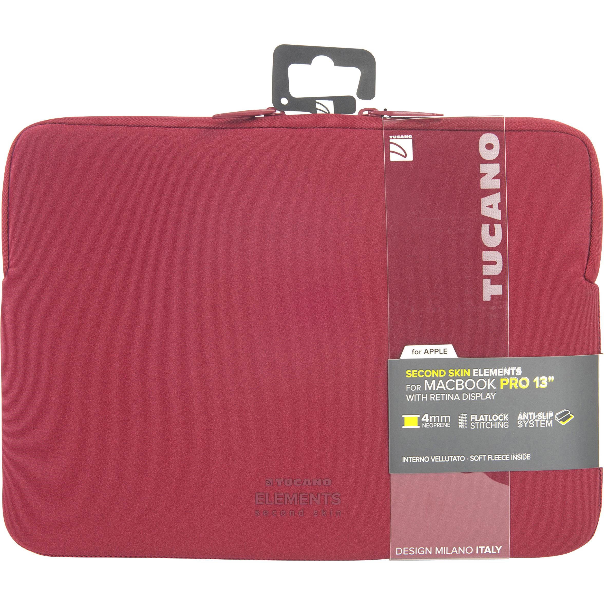Tucano Elements Second Skin Carrying Case for 13" MacBook Pro - Red