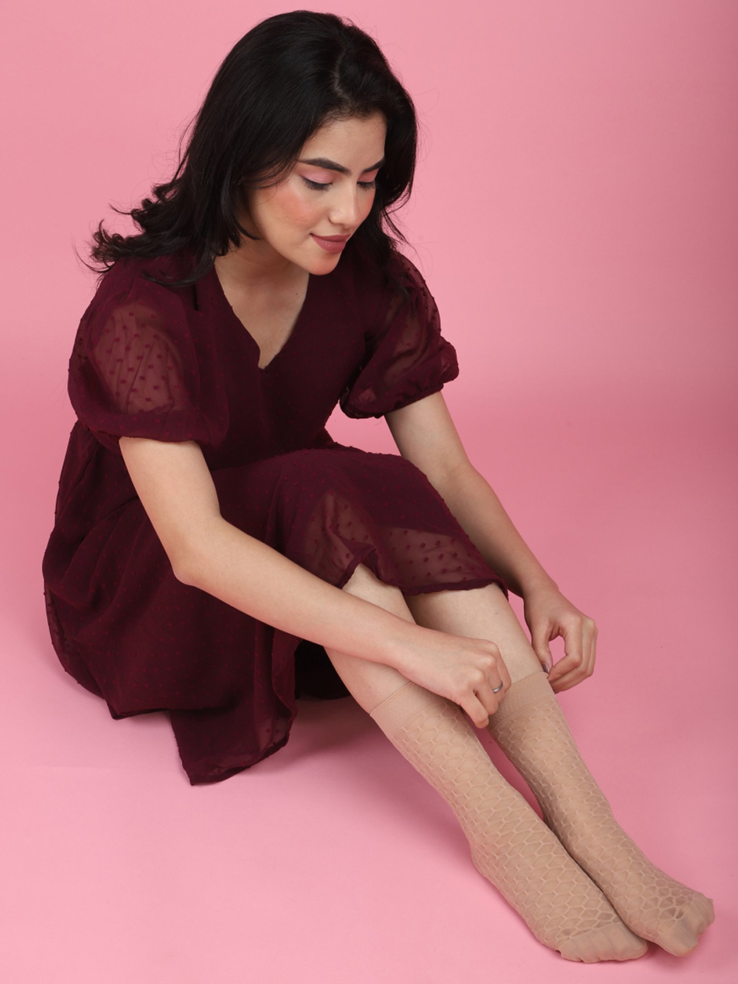 NEXT2SKIN Beige Socks - Pack of 3