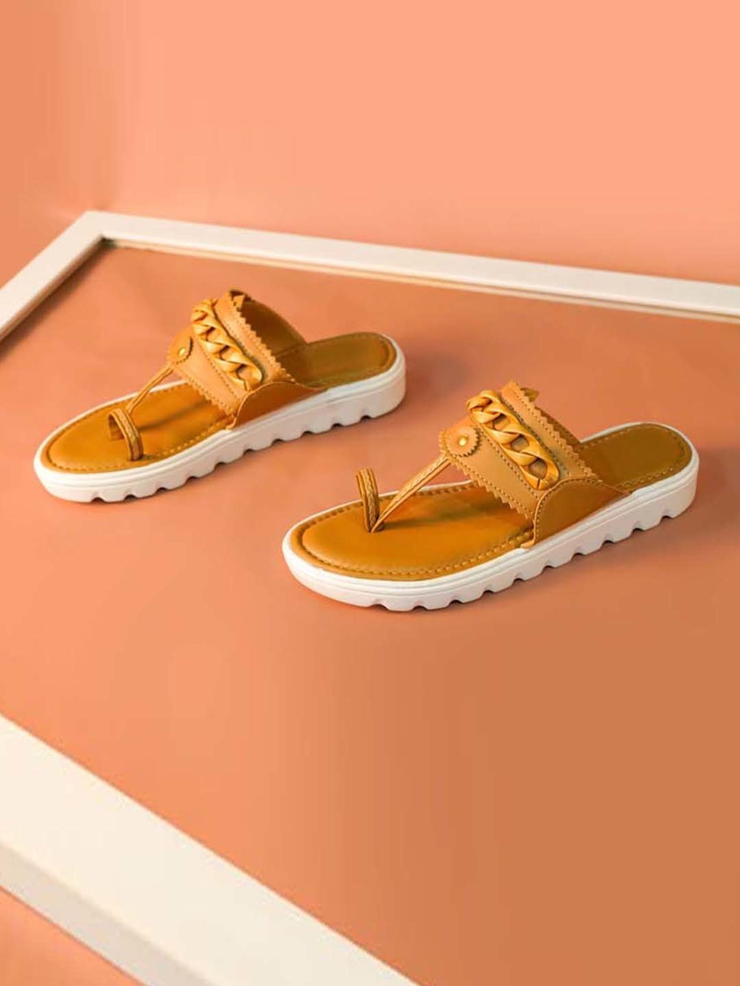 Sole House Women's Nude Toe Ring Sandals