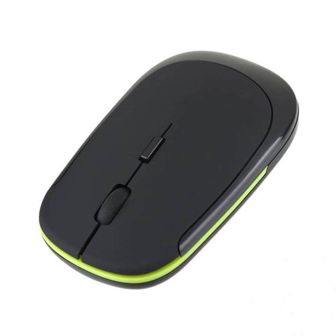 2.4G Wireless Gaming Mouse Optical Mice with USB Receiver Portable Compatible with Notebook, PC, Laptop, Computer MacBook (Black)