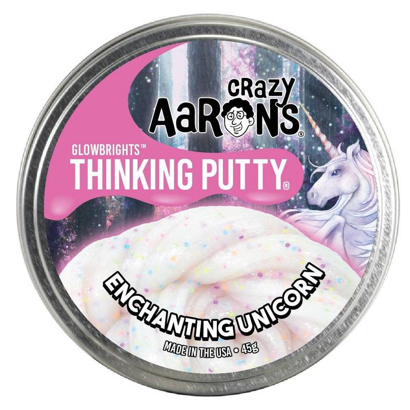 Crazy Aaron's Enchanting Unicorn Thinking Putty Tin