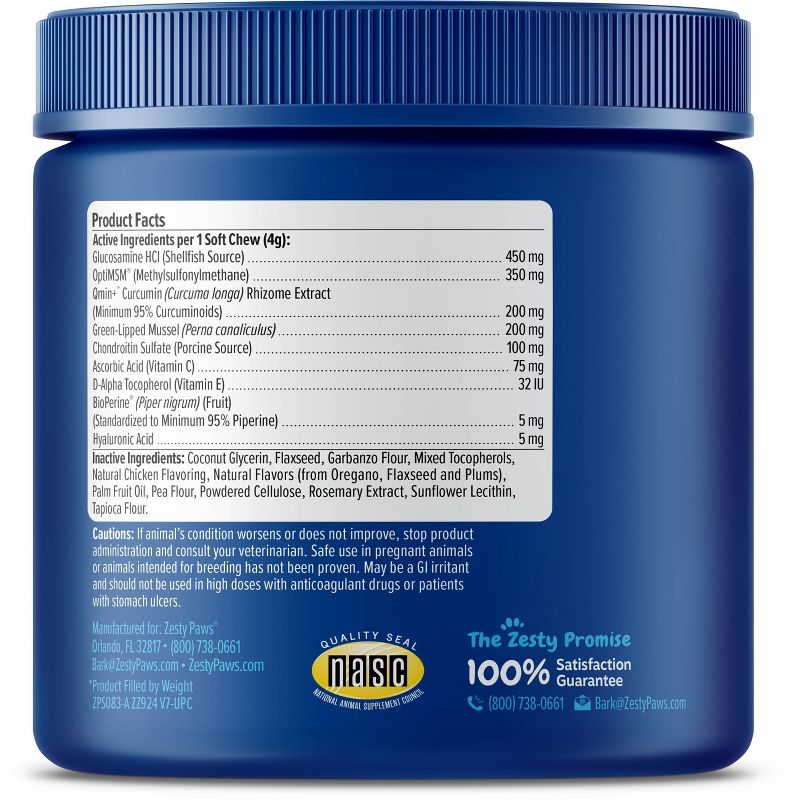 Zesty Paws Advanced Mobility Bites Chicken - 90ct