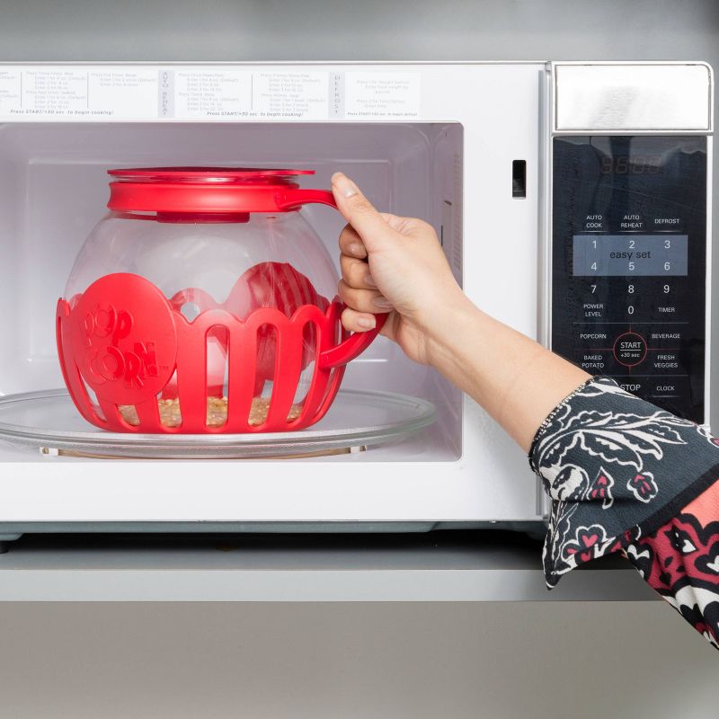 Ecolution Kit Extras 3qt Caged Popcorn Popper - Red