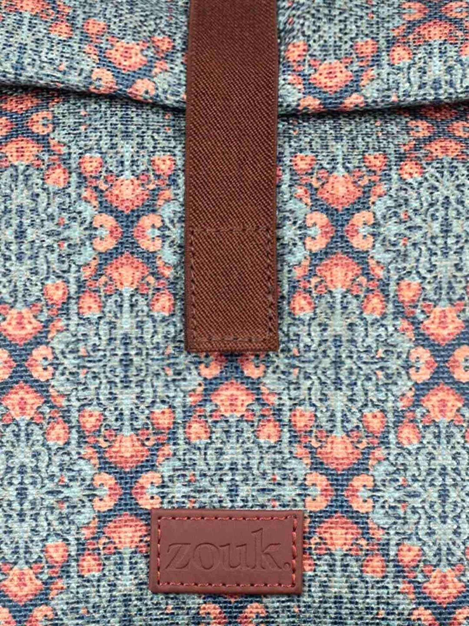 ZOUK Green Printed Handbag