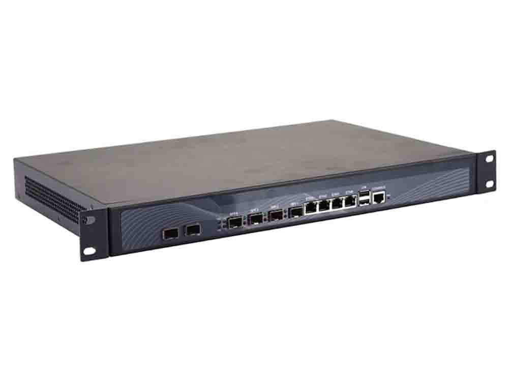 Firewall,VPN,1U Rackmount,Network Security Appliance,AES-NI,Z87,Intel I7 4770,(Gray),[4Lan/4 SFP/210 Gigabit SFP/2USB/1COM/1VGA/1Bypass],(2G RAM/32G SSD)