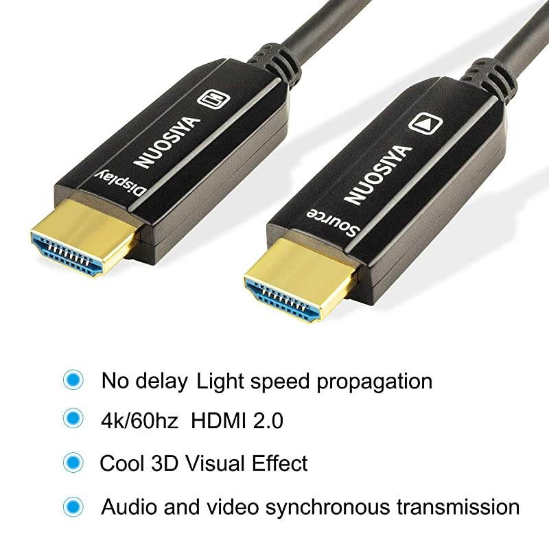 HDMI Cables  4K HDR HDMI Cable 20 ft Advanced HDMI 20 Displayport Cable with HighSpeed Ethernet Supports 4K 60Hz 3D 1080p ARCHighspeed with Ethernet Ideal for PS4Xbox HDTV