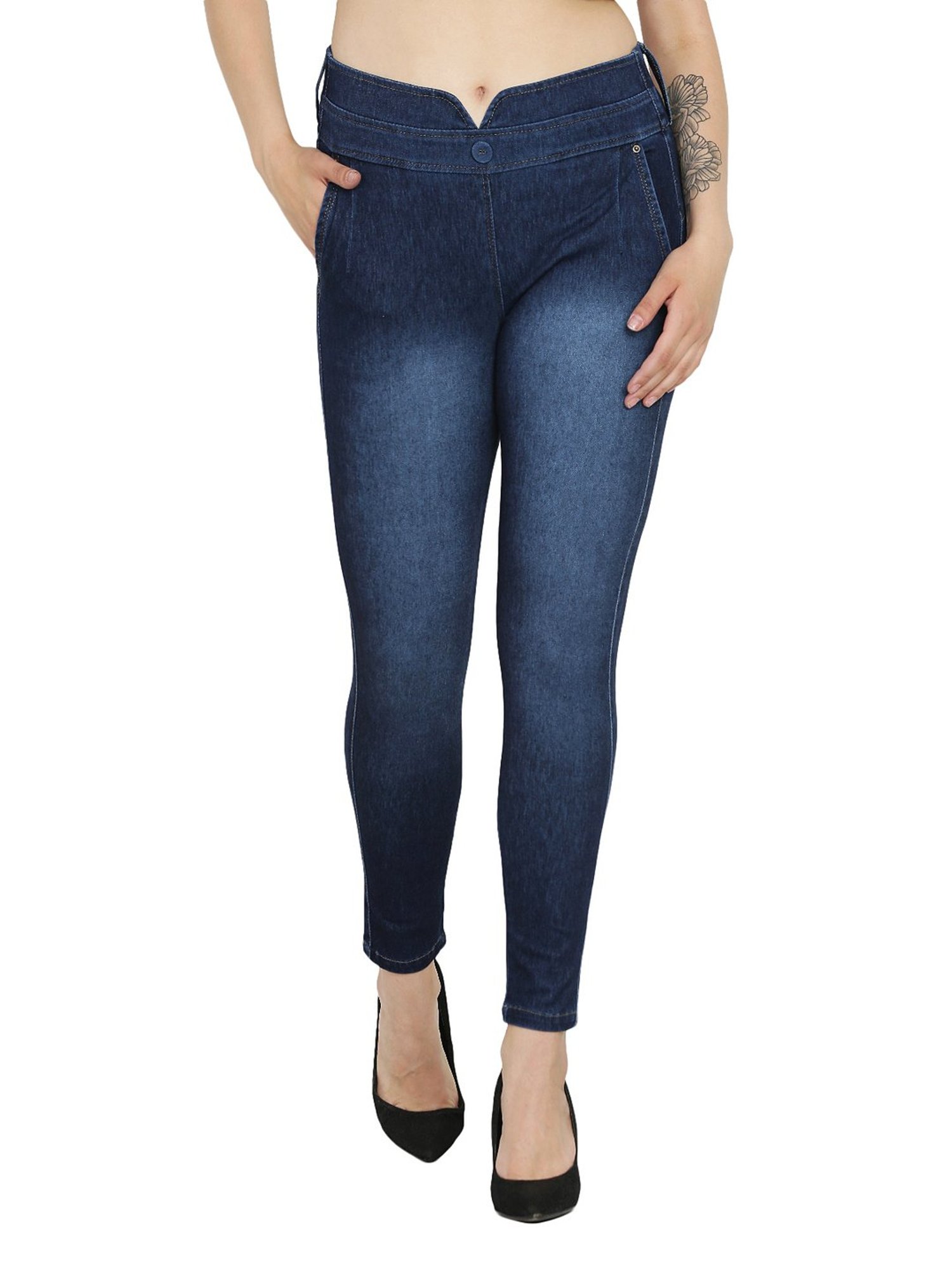 Westwood Blue Relaxed Fit Jeggings