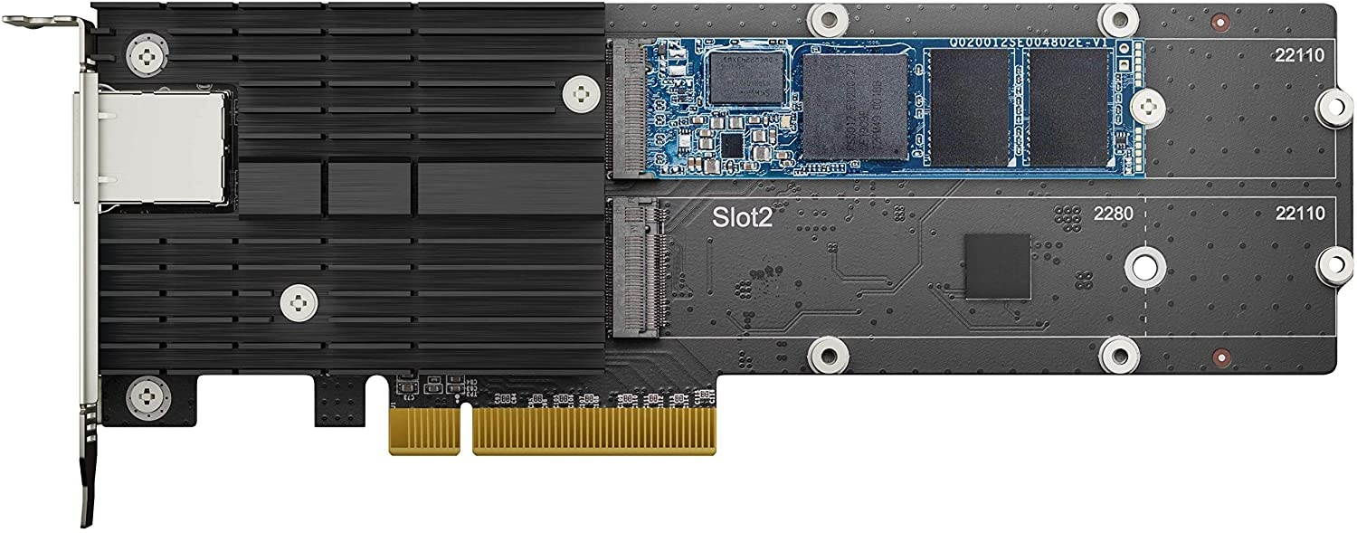 Synology 10Gb Ethernet and M.2 Adapter Card E10M20-T1, RJ-45; 1 Port