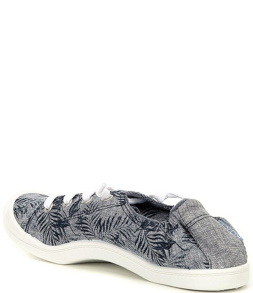 Roxy Bayshore III Canvas Leaf Print Slip-On Sneakers