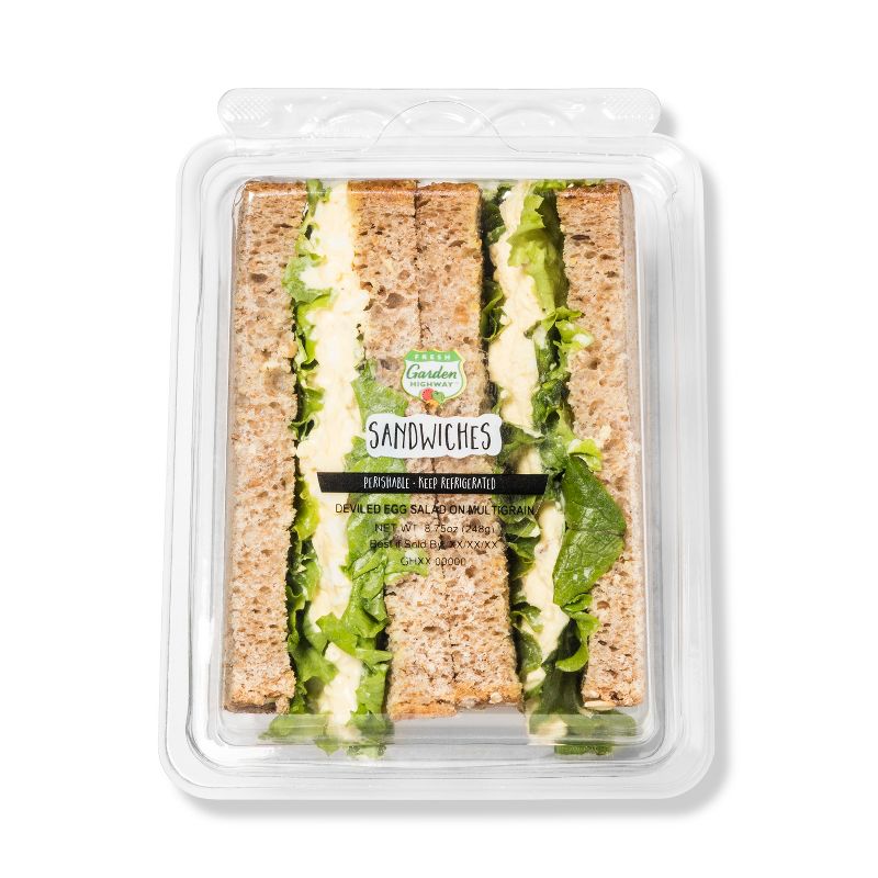 Fresh Garden Highway Deviled Egg Salad on Multigrain Sandwich - 8.75oz